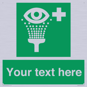 Custom Eye Wash Station Sign